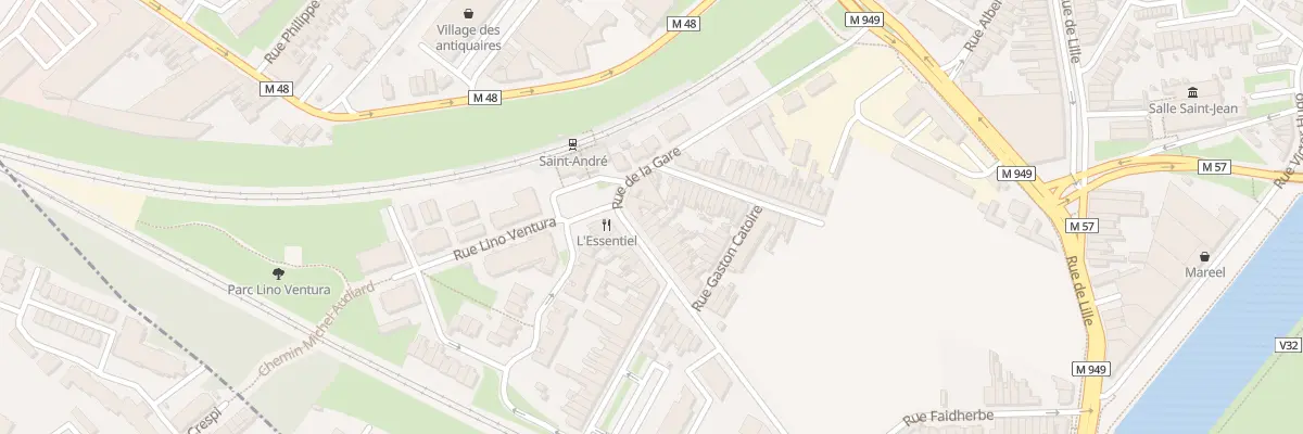 Plan du 68 Rue de la Gare à Saint-André-lez-Lille