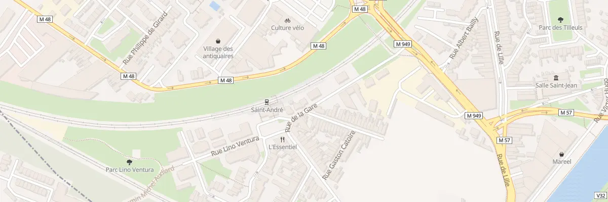 Plan du 109 Rue de la Gare à Saint-André-lez-Lille