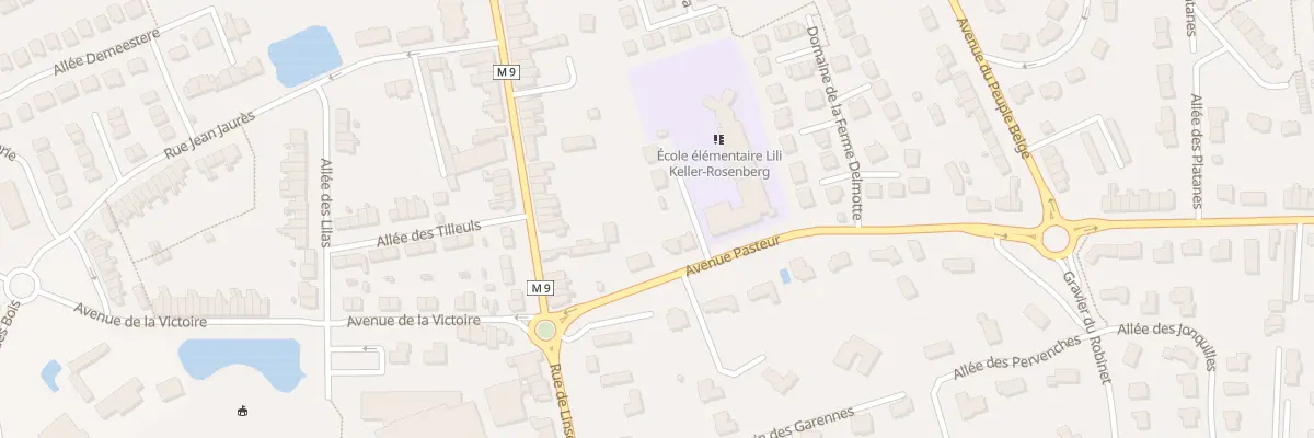 Plan du 9 Av Pasteur à Wervicq-Sud