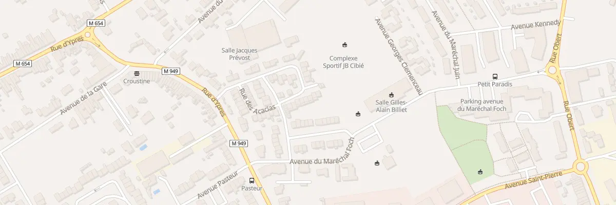 Plan du 45 Rue des Acacias à Wambrechies