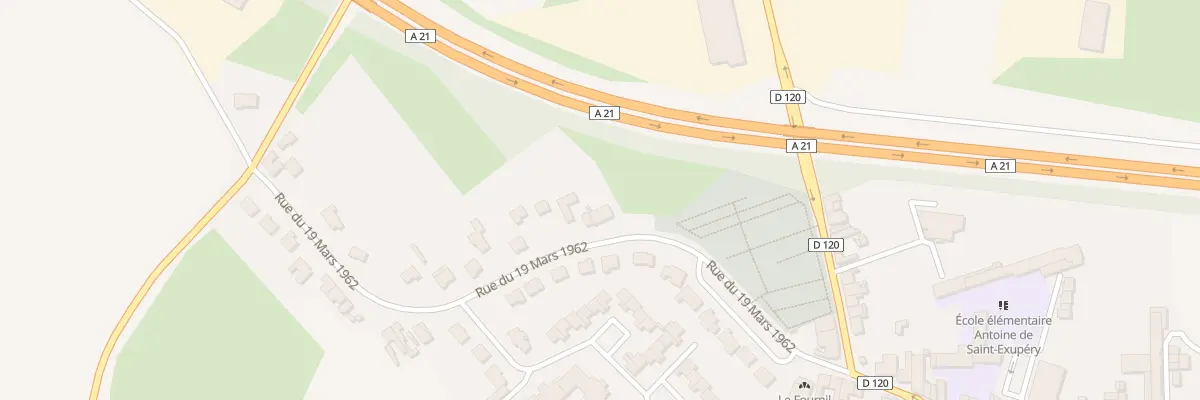 Plan du 4 Rue du 19 Mars 1962 à Flers-en-Escrebieux