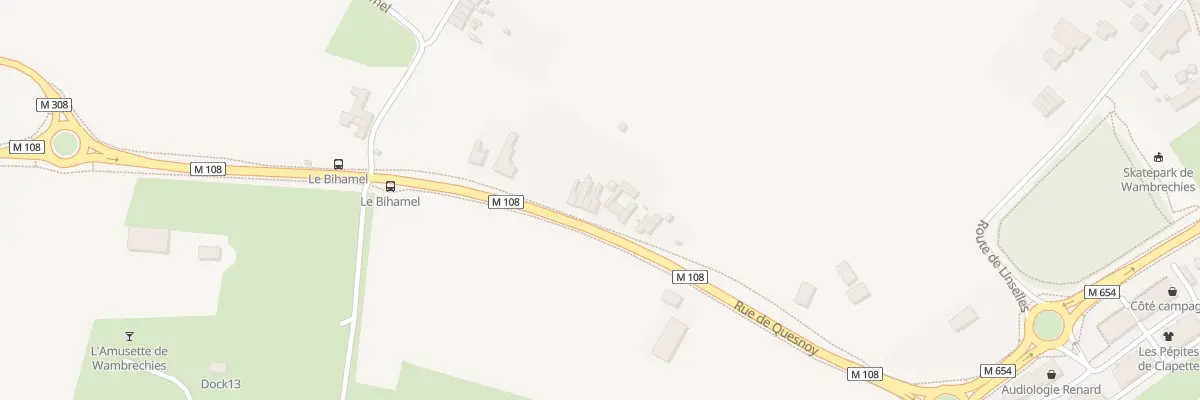 Plan du 166 Rue de Quesnoy à Wambrechies