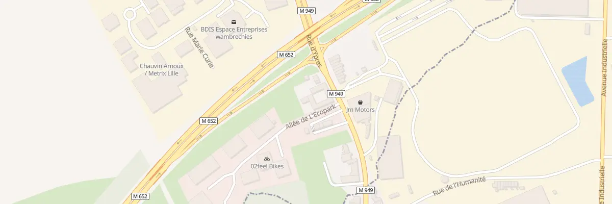 Plan du 155 Rue d’Ypres à Wambrechies