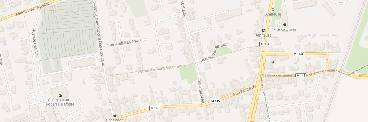 Plan du 23 Rue Michelet à Wattignies