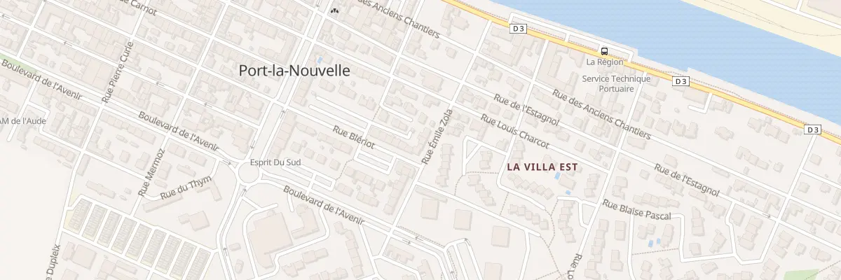 Plan du 168 Rue Emile Zola à Port-la-Nouvelle
