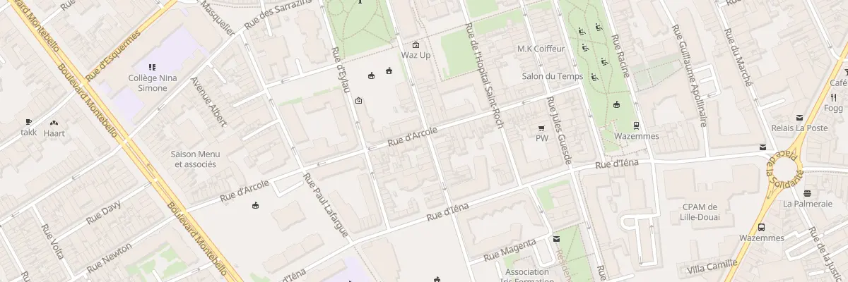 Plan du 32 Rue d’Arcole à Lille