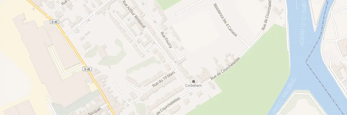 Plan du 53 Rue Arthur Rimbaud à Corbehem