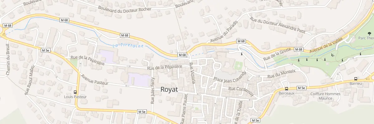 Plan du 6 Rue de la Pépinière à Royat