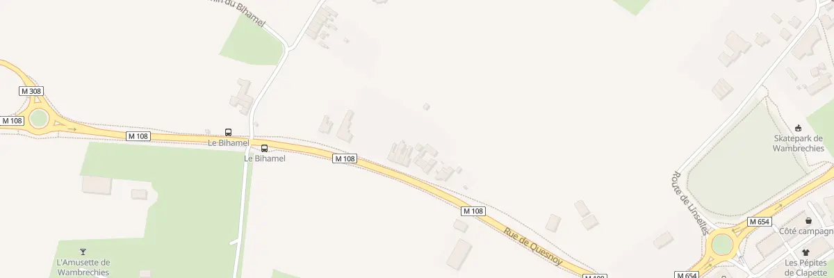 Plan du 168 Rue de Quesnoy à Wambrechies
