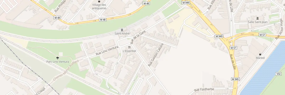 Plan du 64 Rue de la Gare à Saint-André-lez-Lille