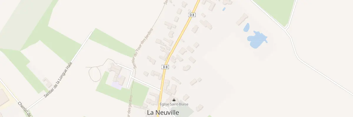 Plan du 40C Rue du Général de Gaulle à La Neuville