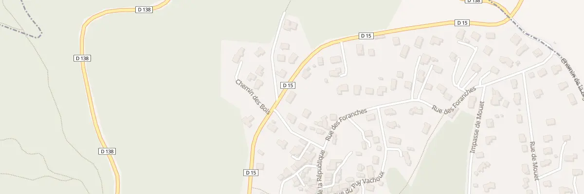 Plan du 8 Rte de Chatel à Enval