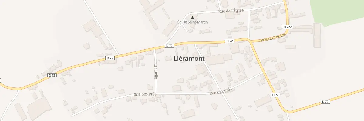 Plan du 6 Rue du Moulin à Liéramont