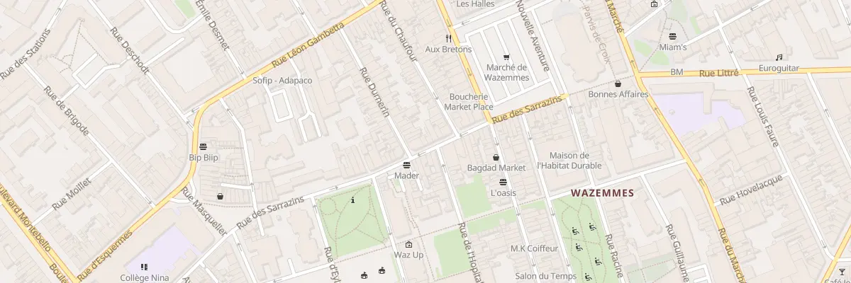 Plan du 17 Rue des Sarrazins à Lille