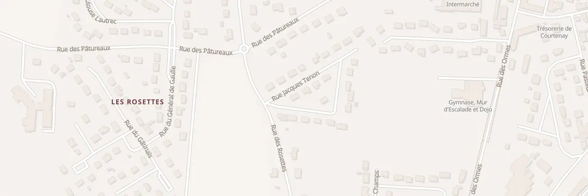 Plan du 21 Rue Jacques Tenon à Courtenay