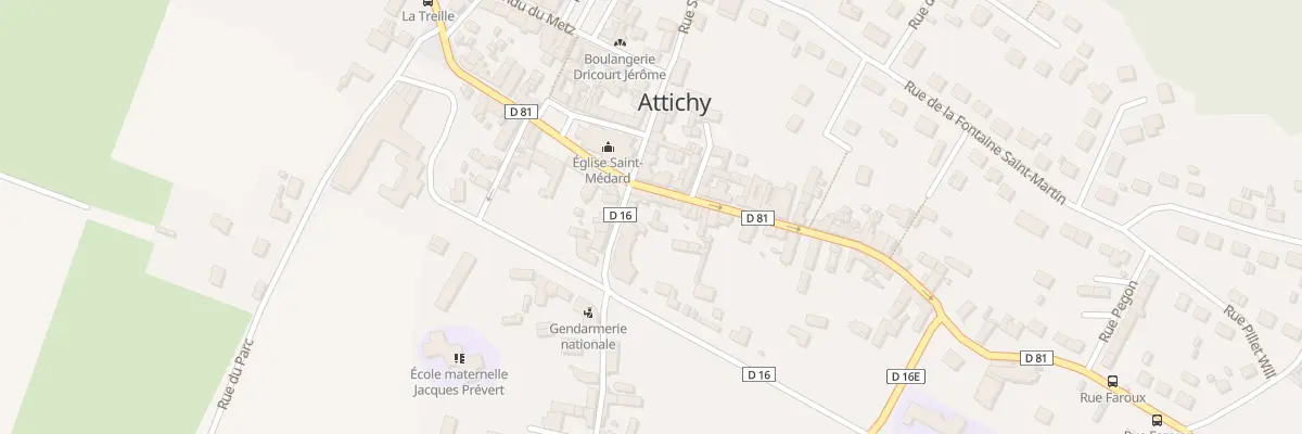 Plan du 6 Rue du Commerce à Attichy
