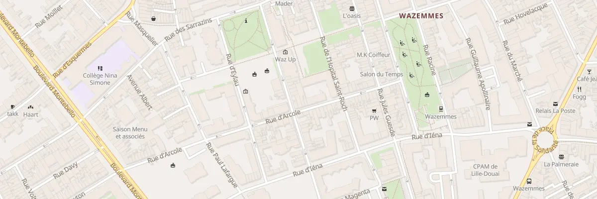 Plan du 17 Rue d’Arcole à Lille