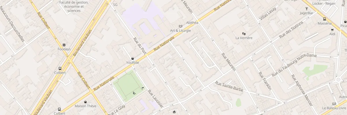 Plan du 8 Rue Catel Beghin à Lille