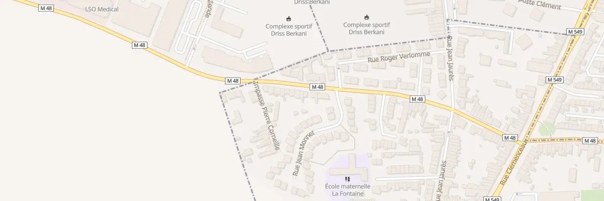 Plan du 55 Rue Philippe De Girard à Wattignies