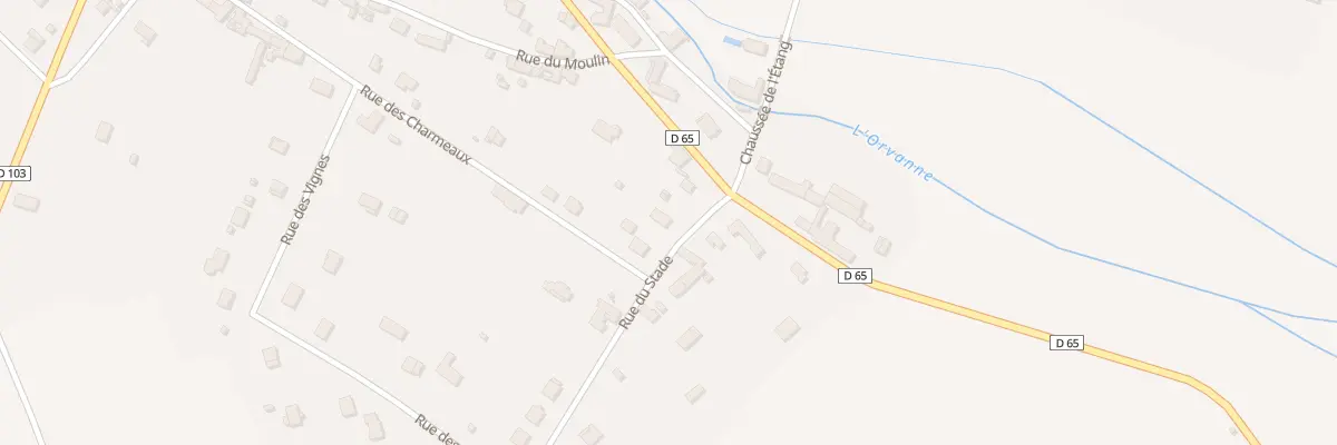 Plan du 2B Rue du Stade à Vallery