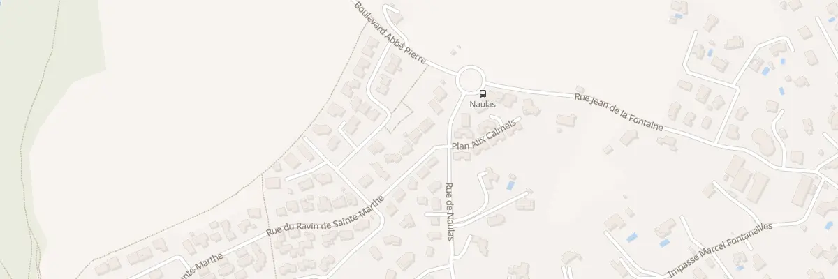 Plan du 22 Rue du Ravin de Sainte Marthe à Millau