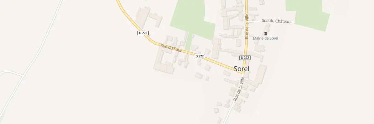 Plan du 7 Rue du Four à Sorel