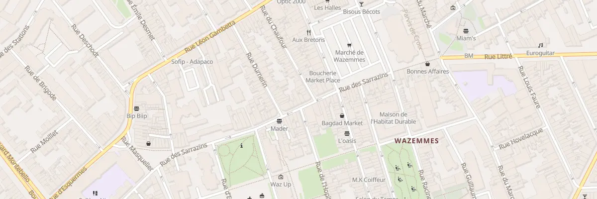 Plan du 15 Rue des Sarrazins à Lille
