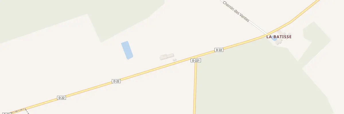 Plan du 134 Champs de la Farquerie à Villeneuve-les-Genêts