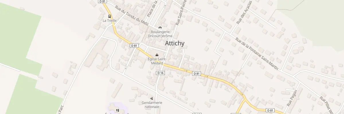 Plan du 12 Rue du Commerce à Attichy