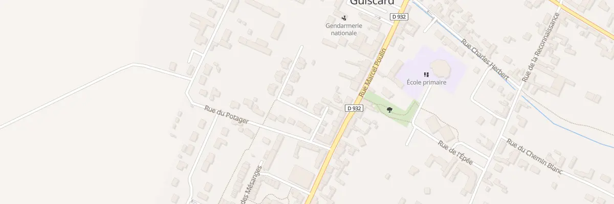 Plan du 6 Rue de l’Orangerie à Guiscard