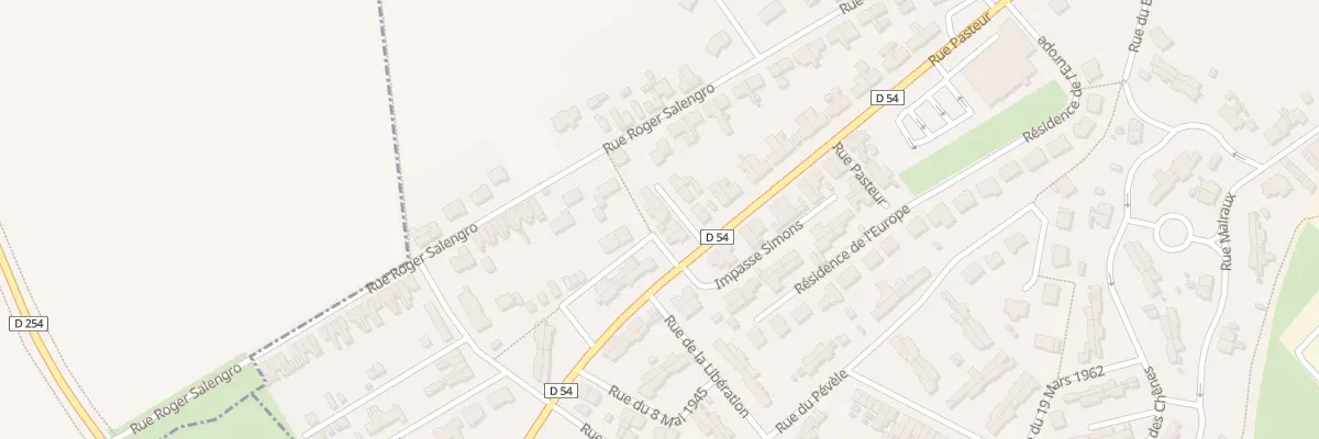 Plan du 44B Rue Pasteur à Thumeries