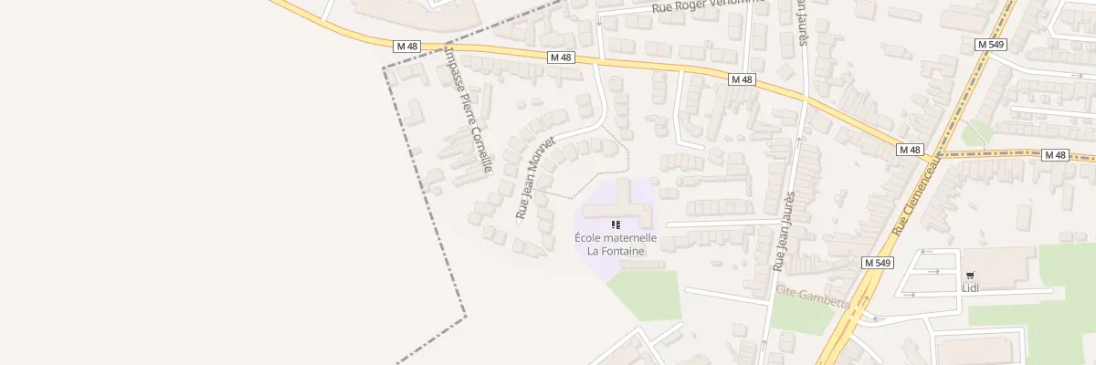 Plan du 25 Rue Jean Monnet à Wattignies