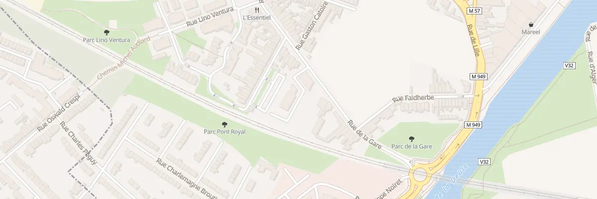 Plan du 67 Rue de la Gare à Saint-André-lez-Lille