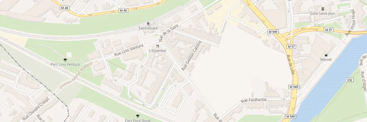 Plan du 50 Rue de la Gare à Saint-André-lez-Lille