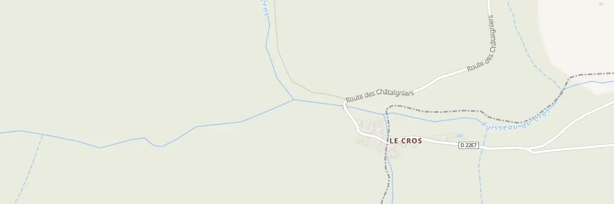 Plan du 5028 Le Cros à Rosis