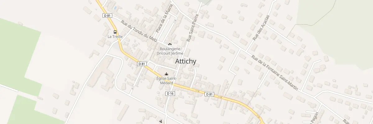 Plan du 18 Rue du Commerce à Attichy