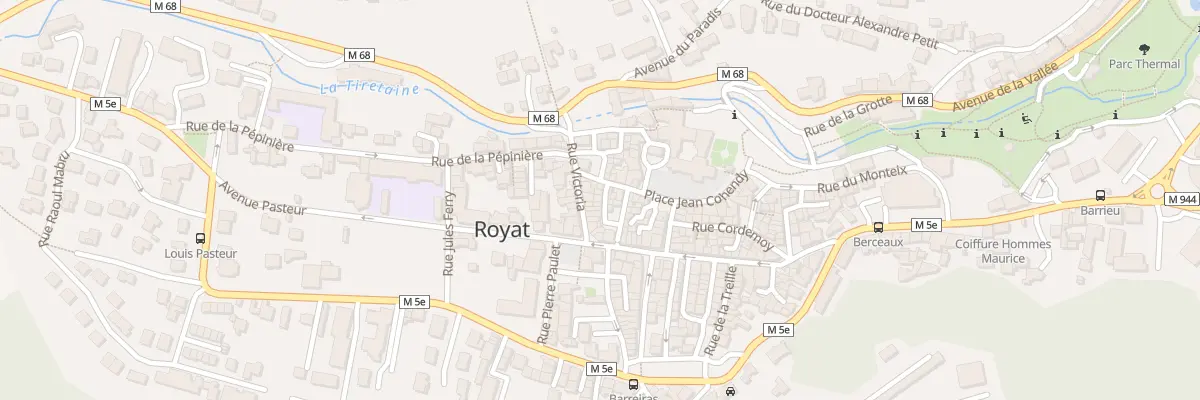 Plan du 4 Imp Péghoux à Royat