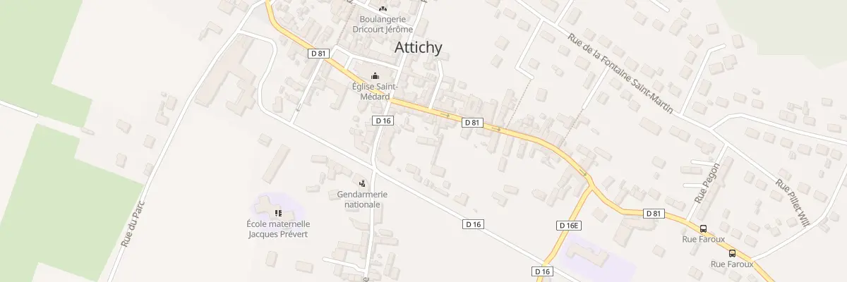Plan du 10 Rue Faroux Heinold à Attichy