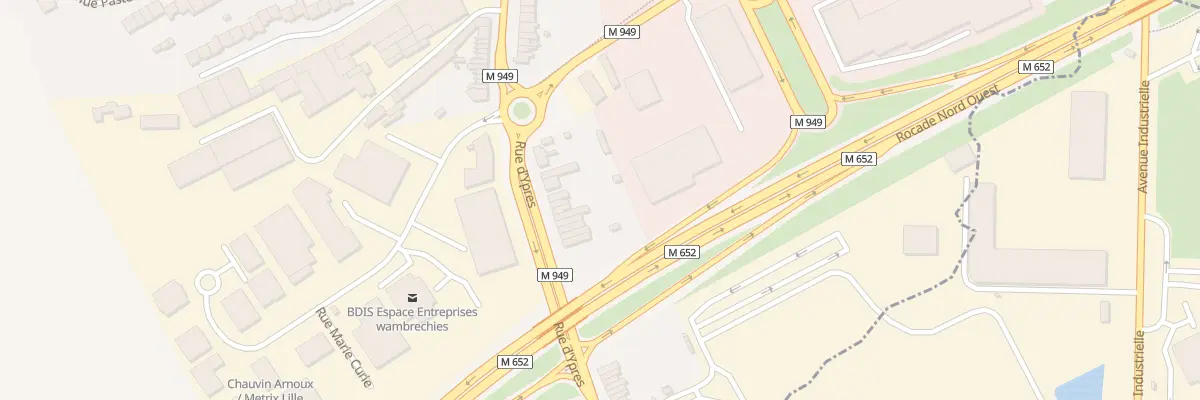 Plan du 320 Rue d’Ypres à Wambrechies