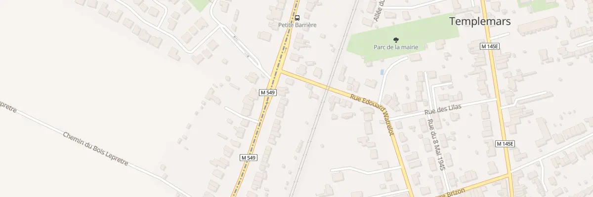 Plan du 123 Rue du Gen de Gaulle à Templemars