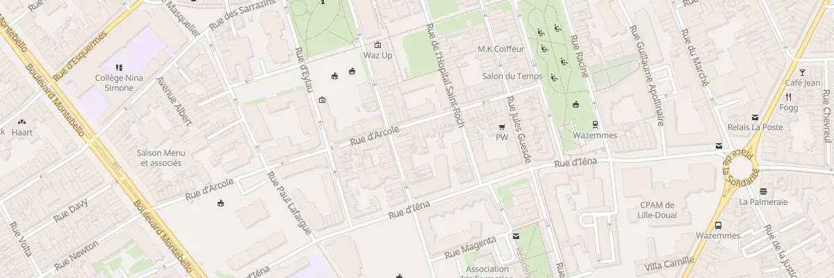Plan du 26 Rue d’Arcole à Lille
