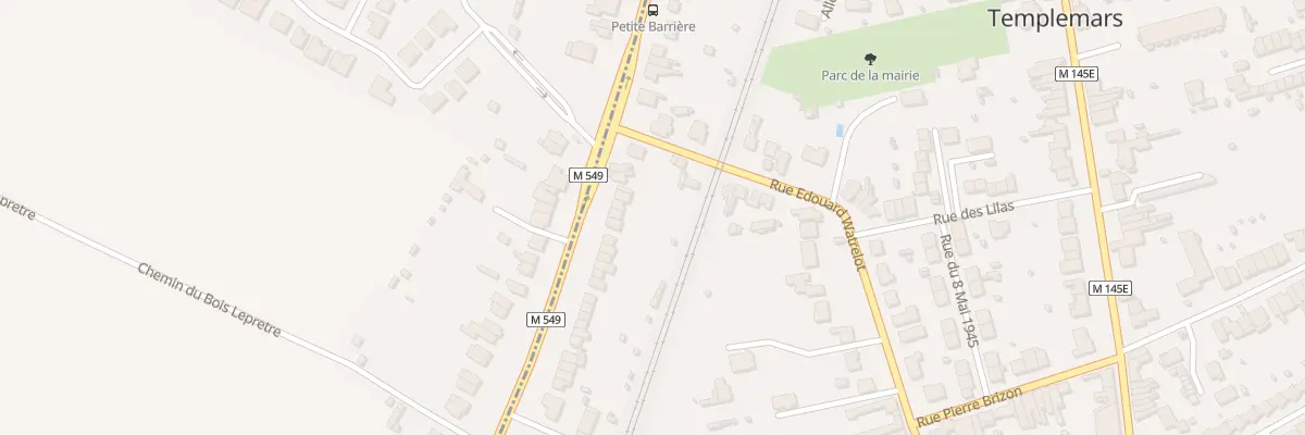 Plan du 127 Rue du Gen de Gaulle à Templemars