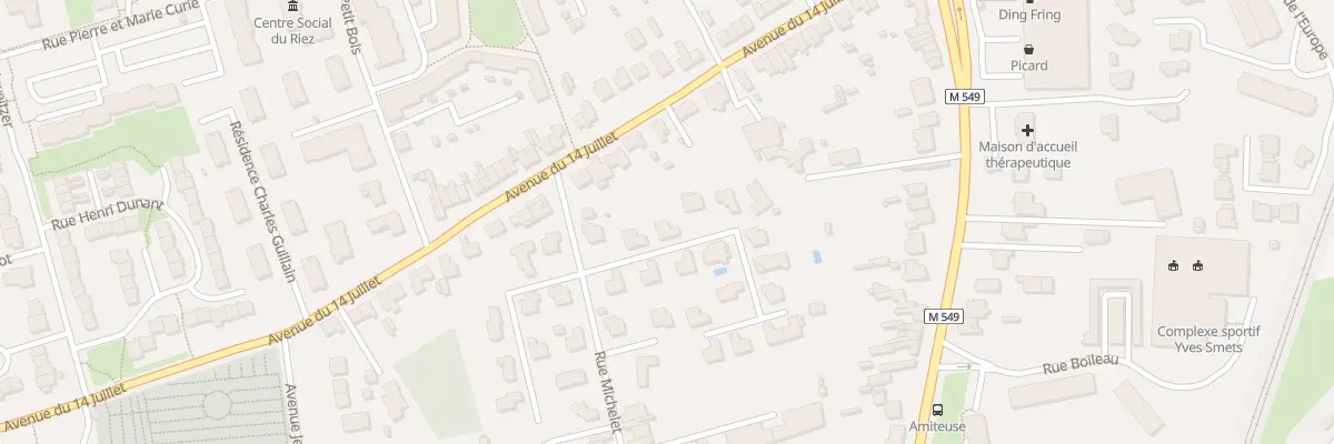 Plan du 3 Rue Louis Pergaud à Wattignies