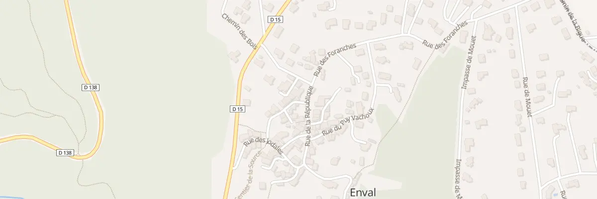 Plan du 2 Rue du Puits à Enval
