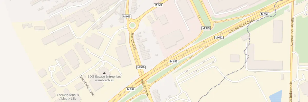 Plan du 310 Rue d’Ypres à Wambrechies