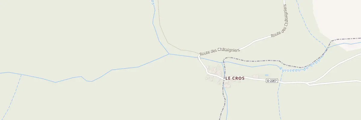 Plan du 5069 Le Cros à Rosis