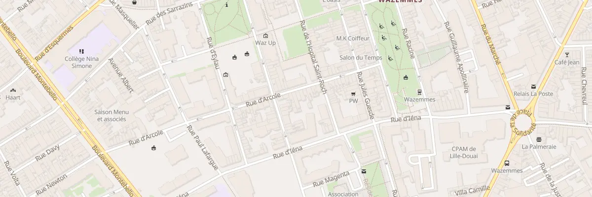 Plan du 24 Rue d’Arcole à Lille