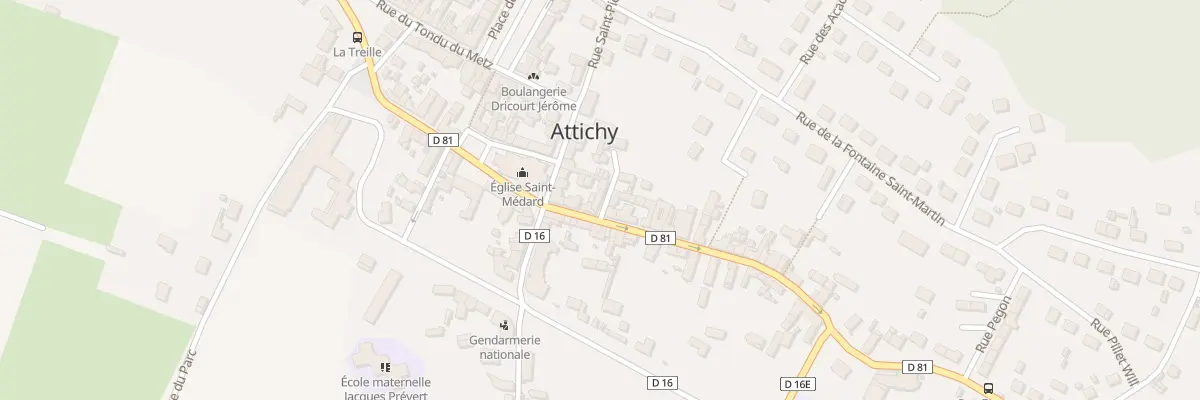 Plan du 1 Imp de l’Abbaye à Attichy