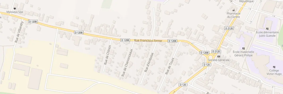 Plan du 17 Rue Francisco Ferrer à Auby