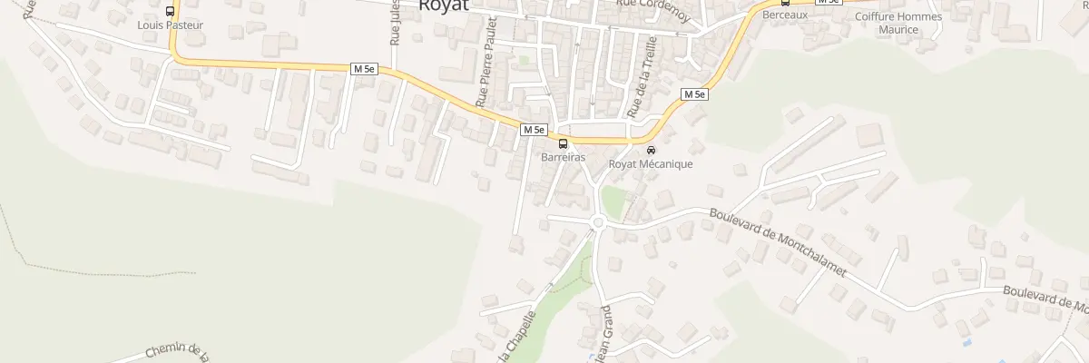Plan du 8 Imp des Barreiras à Royat